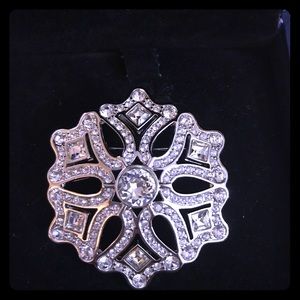 Swarovski Snowflake Brooch